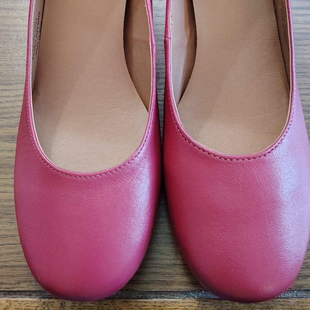Array Brand | Red Color Leather | 1 inch heel